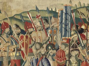 Tapisserie montrant les conquêtes du roi Alphonse V du Portugal