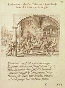 La persécution des catholiques anglais par les protestants calvinistes - Flemish School