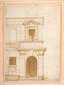 La façade de la maison de Giulio Romano à Rome - Flemish School