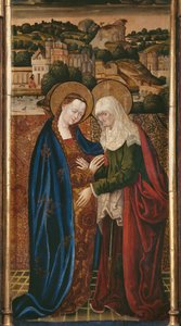 Triptyque, Visitation, panneau central