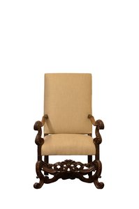 Fauteuil en noyer, vers 1660