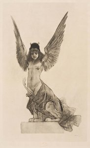 Sphinx féminin ou parallèle - Félicien Rops
