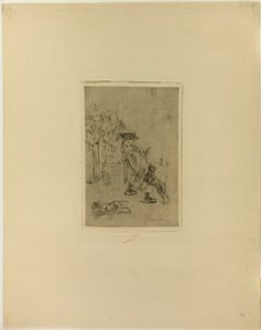 Prendre le thé - Félicien Rops