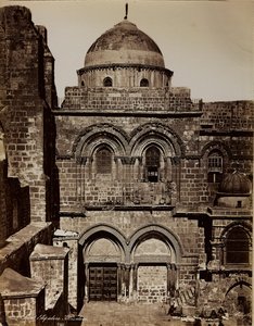 La basilique du Saint-Sépulcre à Jérusalem - Félix Bonfils