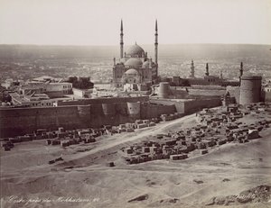 Le Caire près du Mokkatam, années 1870 - Félix Bonfils