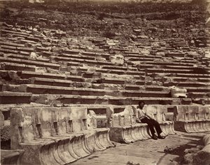 Intérieur du théâtre de Dionysos, Athènes