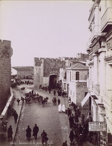Intérieur de la Porte de Jaffa - Félix Bonfils