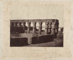 Vestiges du temple de Louxor - Félix Bonfils