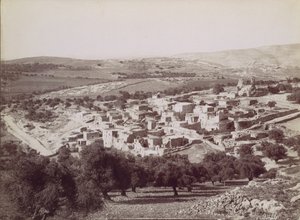Vue générale de Béthanie, vers 1880