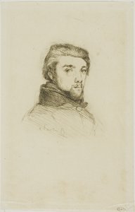 Portrait de Fantin-Latour - Félix Henri Bracquemond