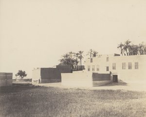 Syout, Habitations Arabes sur le Bord du Nil - Félix Teynard