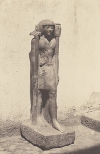 Syout Lycopolis, statue appartenant au docteur Cuny - Félix Teynard