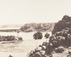 Tâfah, Rochers Granitiques sur les Rives du Nil - Félix Teynard
