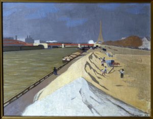 Amas de sable blanc (berges de la Seine) - Félix Vallotton