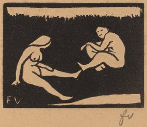 Deux baigneuses assises - Félix Vallotton