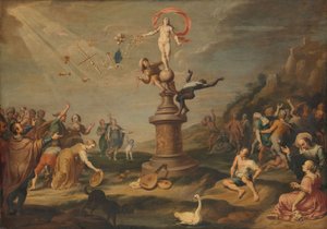 Fortuna distribuant ses dons, vers 1645 - Floquet or Flocket Simon Flocquet