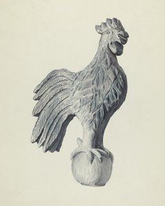 Girouette en forme de coq
