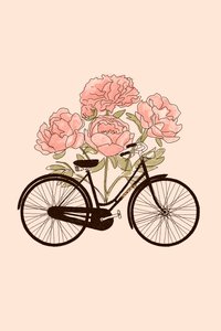 Vélo et fleur : Paris, 2022 - Florent Bodart