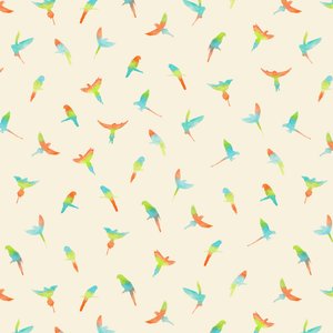 Perroquets - motif - Florent Bodart