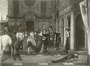 Marie de Médicis chez Rubens (gravure)
