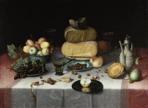 Nature morte avec fromage, c.1615