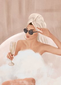 Bain moussant chic