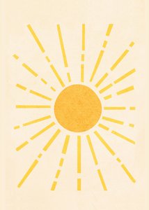 Golden Sunburst - Flow Line