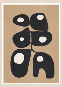 Abstrait organique du milieu du siècle