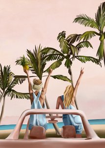Les amis de la plage tropicale