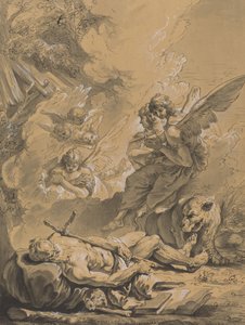 Mort de Saint Jérôme - Follower of Francesco Fontebasso