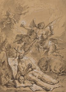 Dernière communion de Saint Jérôme - Follower of Francesco Fontebasso