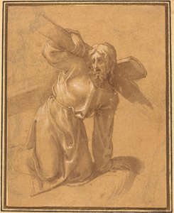 Christ tombant sous la croix