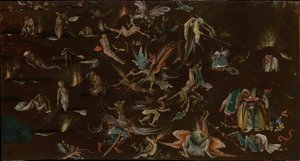 Le Jugement dernier (fragment), vers 1530-1540 - Follower of Hieronymus Bosch