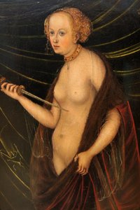 Allemand : Selbstmord der Lucretia Le suicide de Lucrèce