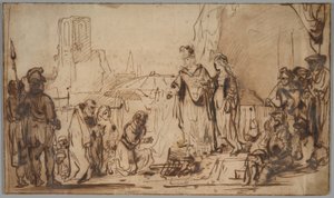 Scipion rendant la mariée espagnole à sa famille