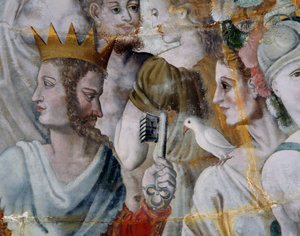 Janus avec les clés de la ville de Rome et Junon