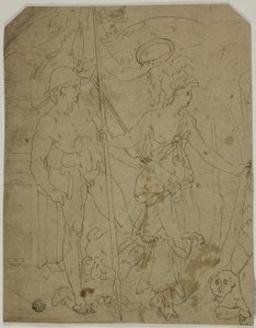 Scène avec Mercure et Minerve