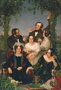 Groupe familial (La famille Bromley) 1844
