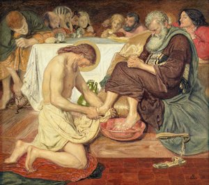 Jésus lavant les pieds de Pierre
