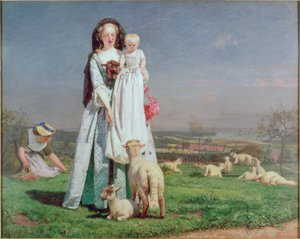 Jolis petits agneaux - Ford Madox Brown