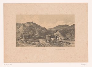 Bûcherons dans la Forêt-Noire (Figuren in een landschap)