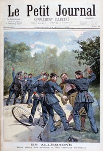 Une bagarre entre soldats allemands et officiers bavarois, Allemagne - Fortuné Méaulle