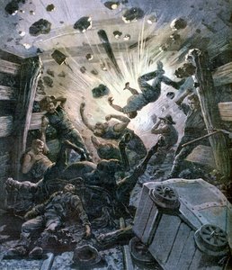Explosion de grisou, France, 1892