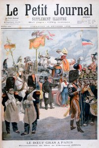 Célébrations du bœuf gras à Paris, 1896