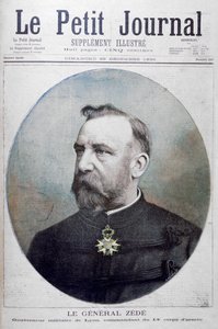 Général Zédé, gouverneur militaire de Lyon, France, 1895