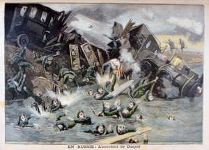 Accident de train militaire à Dorpat, Russie