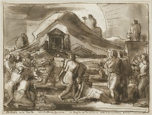Une allégorie de la vérité et du mensonge (verso)