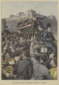 Arrivée des délégués boers à Paris - Fortune Louis Meaulle