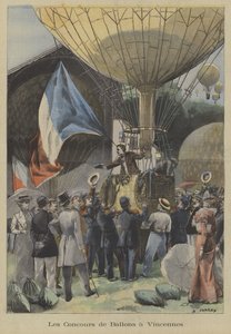Course de ballons à Vincennes, Paris - Fortune Louis Meaulle