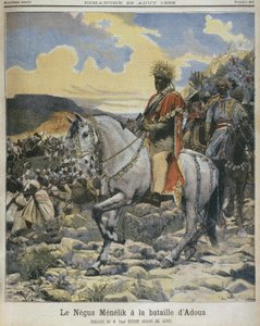 Menelik II (1844-1913) à la bataille d